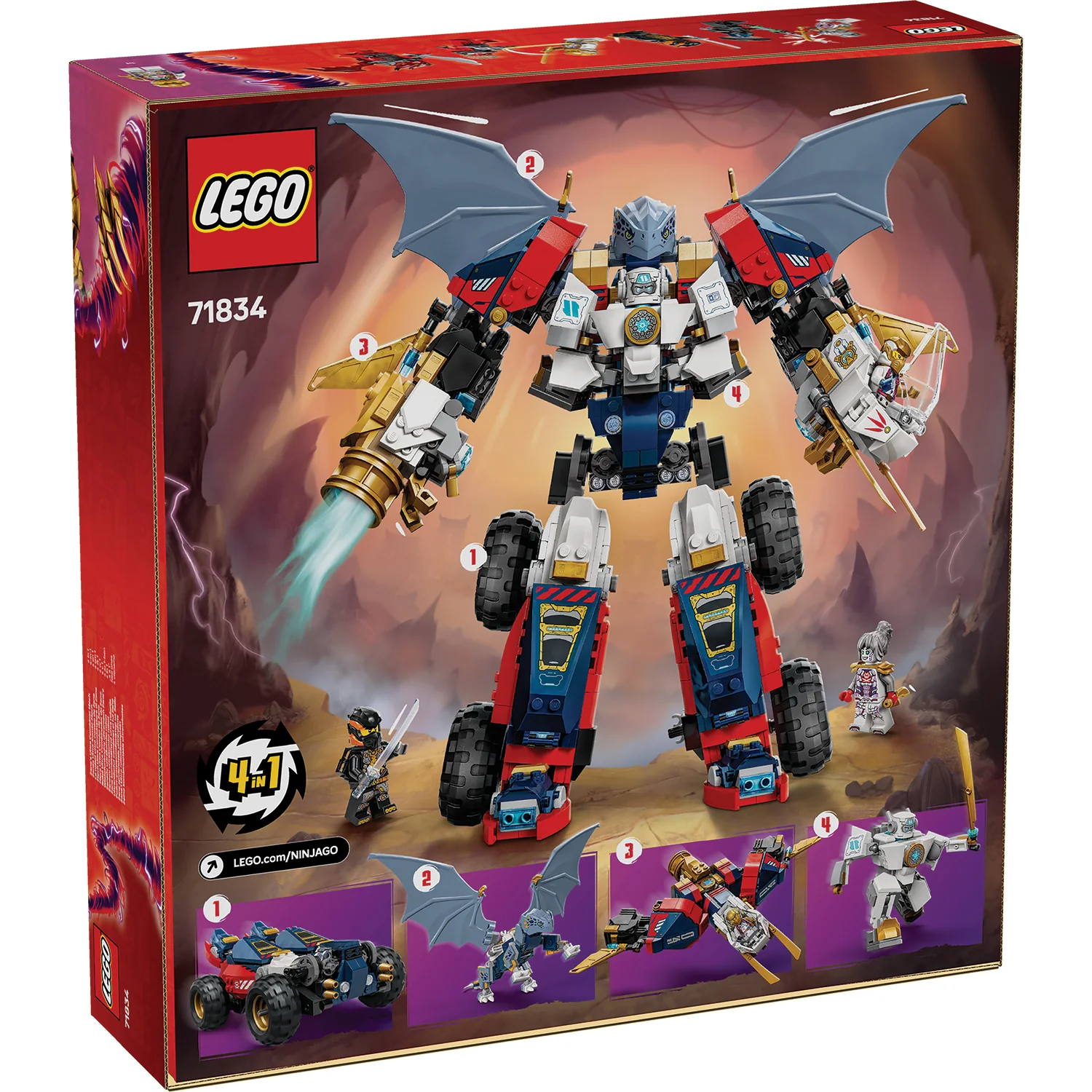 LEGO® NINJAGO® Zane’s Ultra Combiner Mech - Image 10