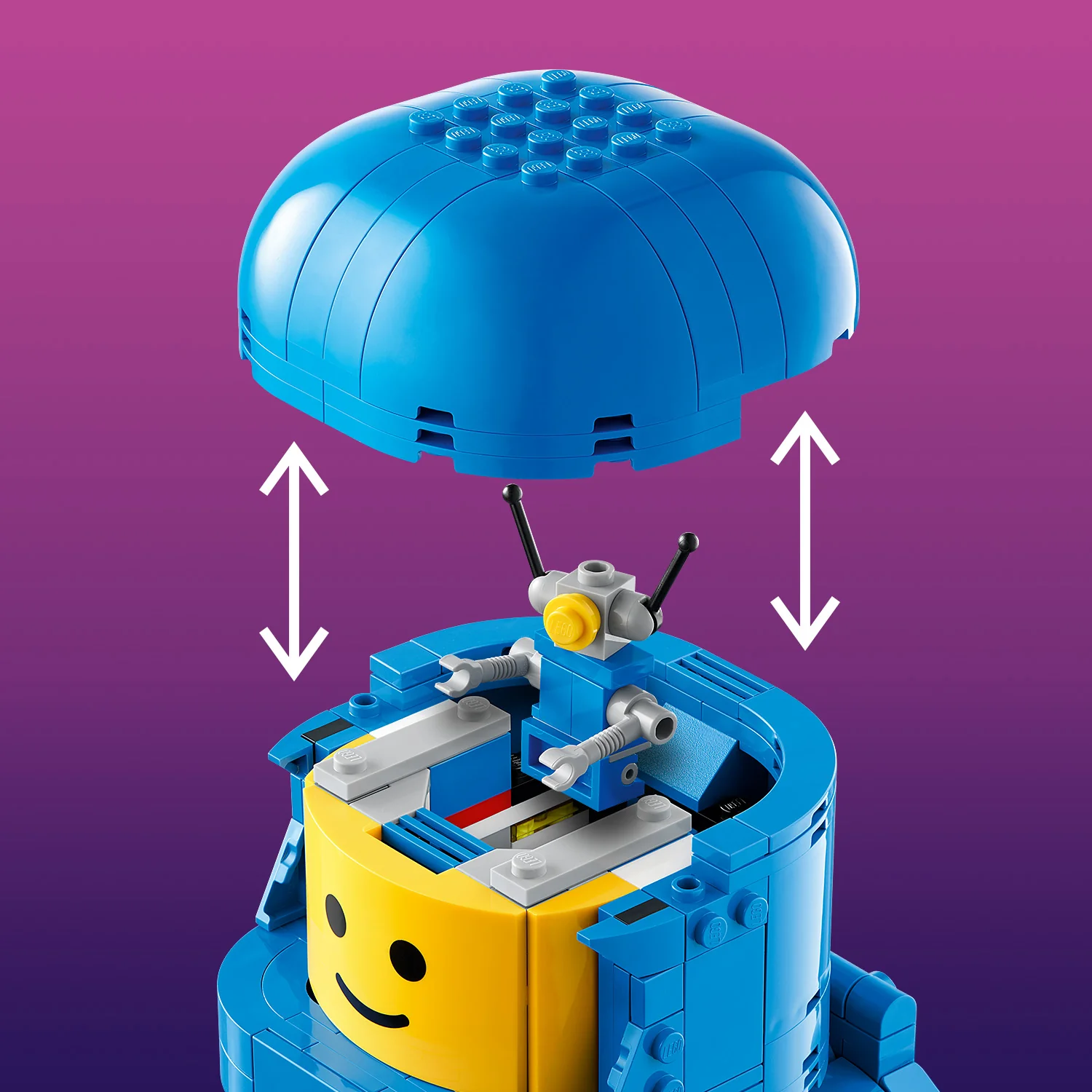 LEGO® Scaled-Up Blue Astronaut Minifigure - Image 8