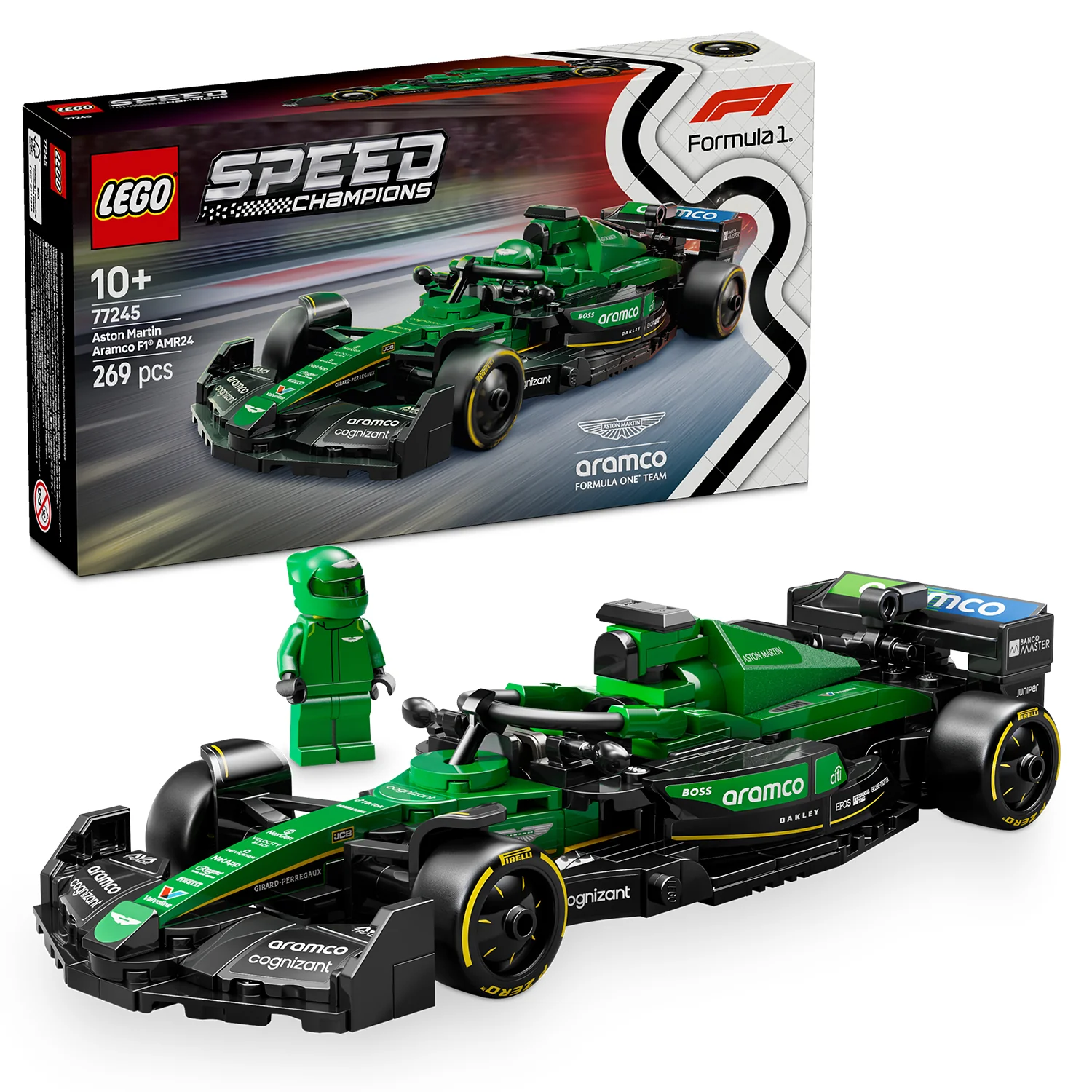 LEGO® Speed Champions - Aston Martin Aramco F1® AMR24 Race Car - Image 9
