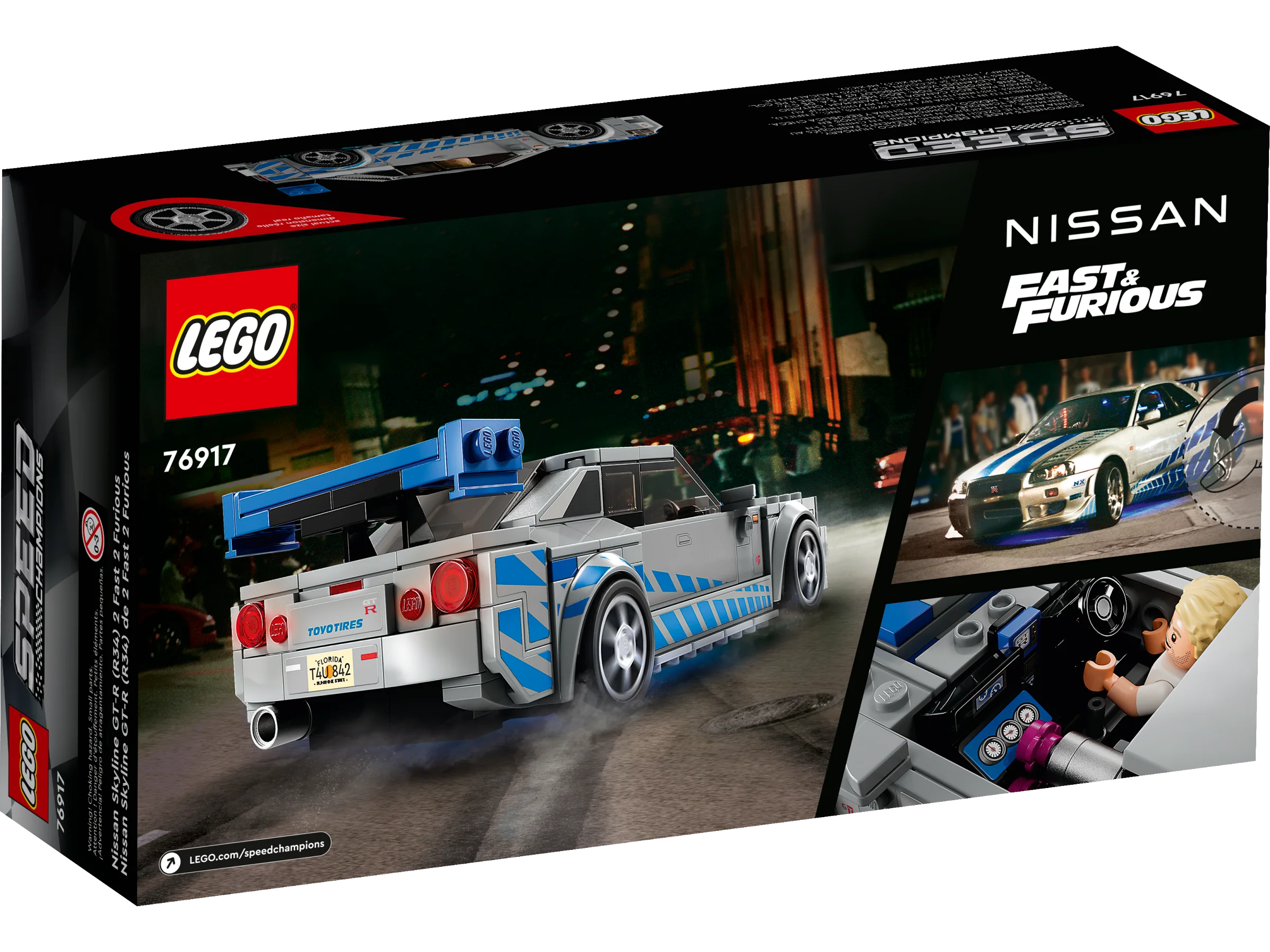 LEGO® Speed Champions Nissan Skyline GT-R (R34) - Image 8