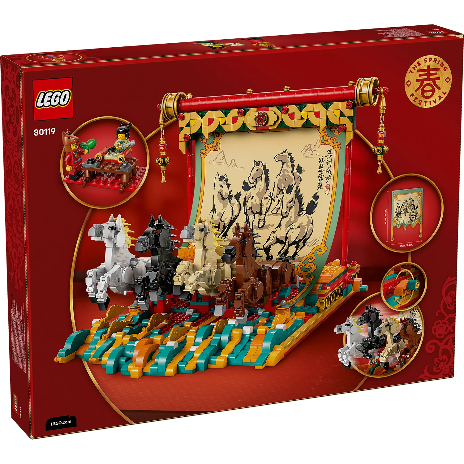 LEGO® Spring Festival Galloping Horse Canvas - Image 10