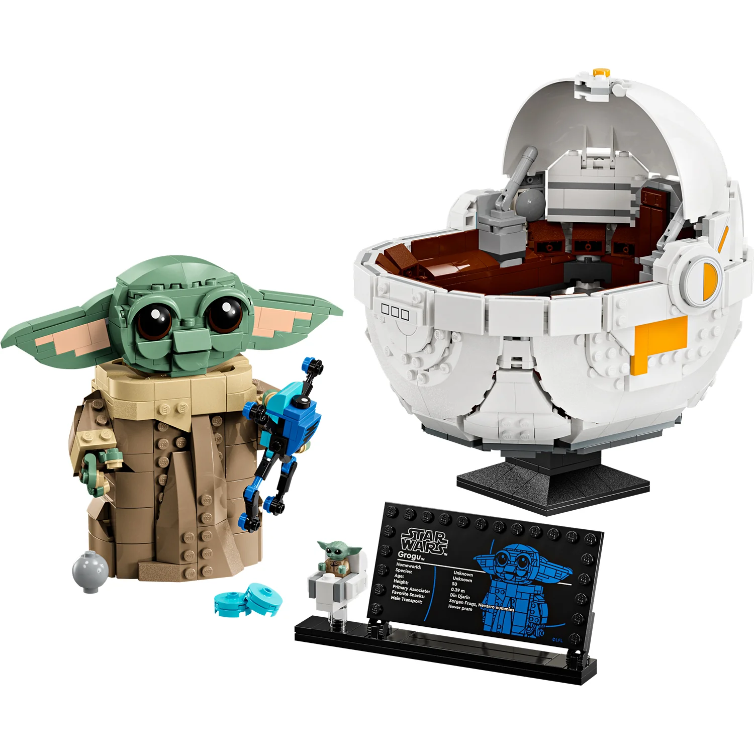 LEGO® Star Wars⢠Grogu⢠with Hover Pram - Image 2