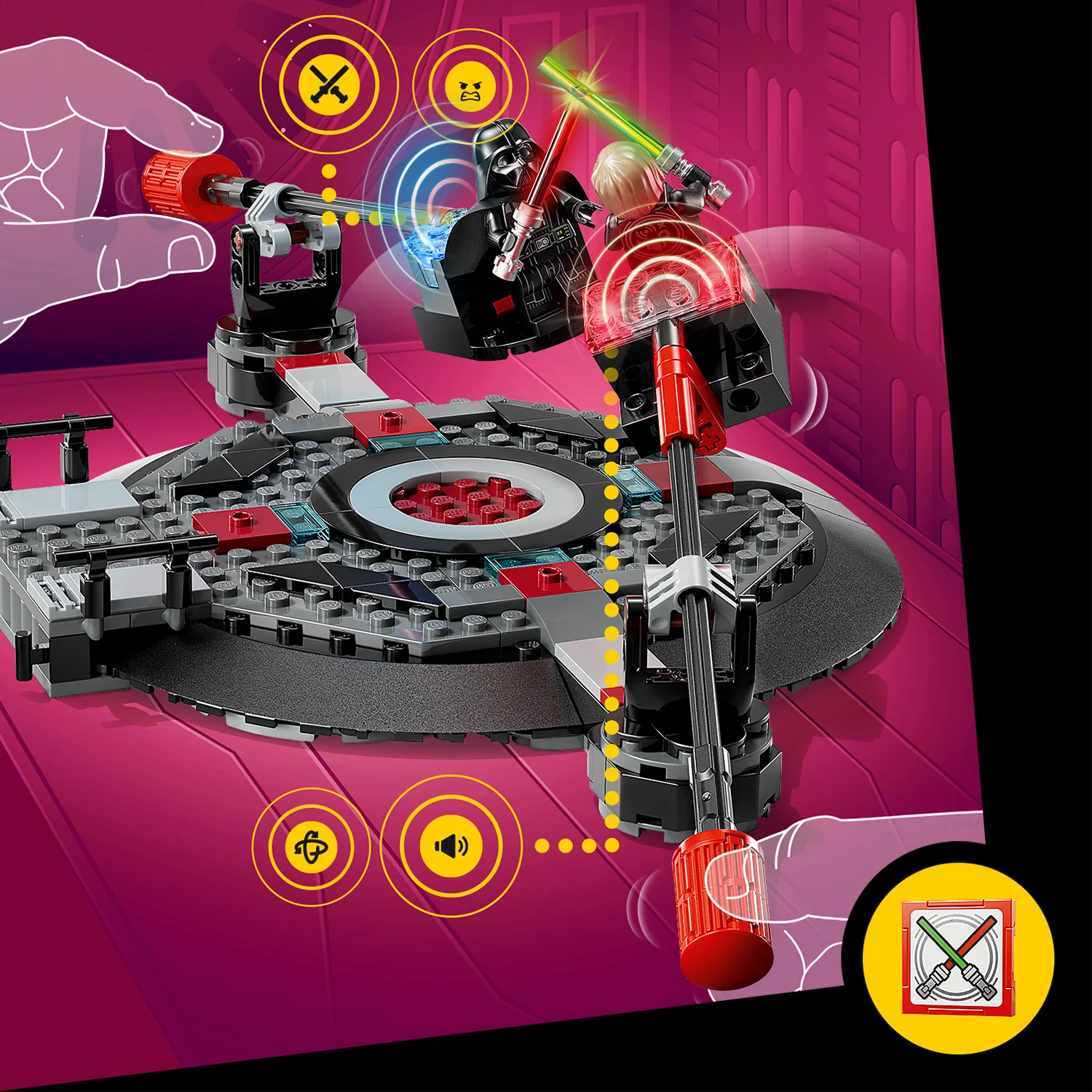LEGO® Star Wars™ SMART Play™: Throne Room Duel & A-Wing™ - Image 6
