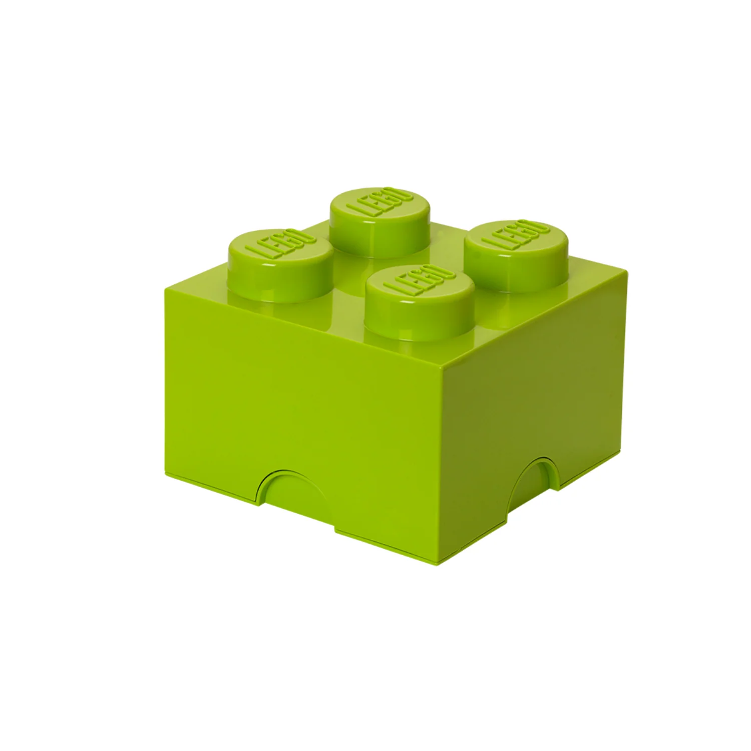 LEGO Storage Brick 4 Stud - Lime - Image 3