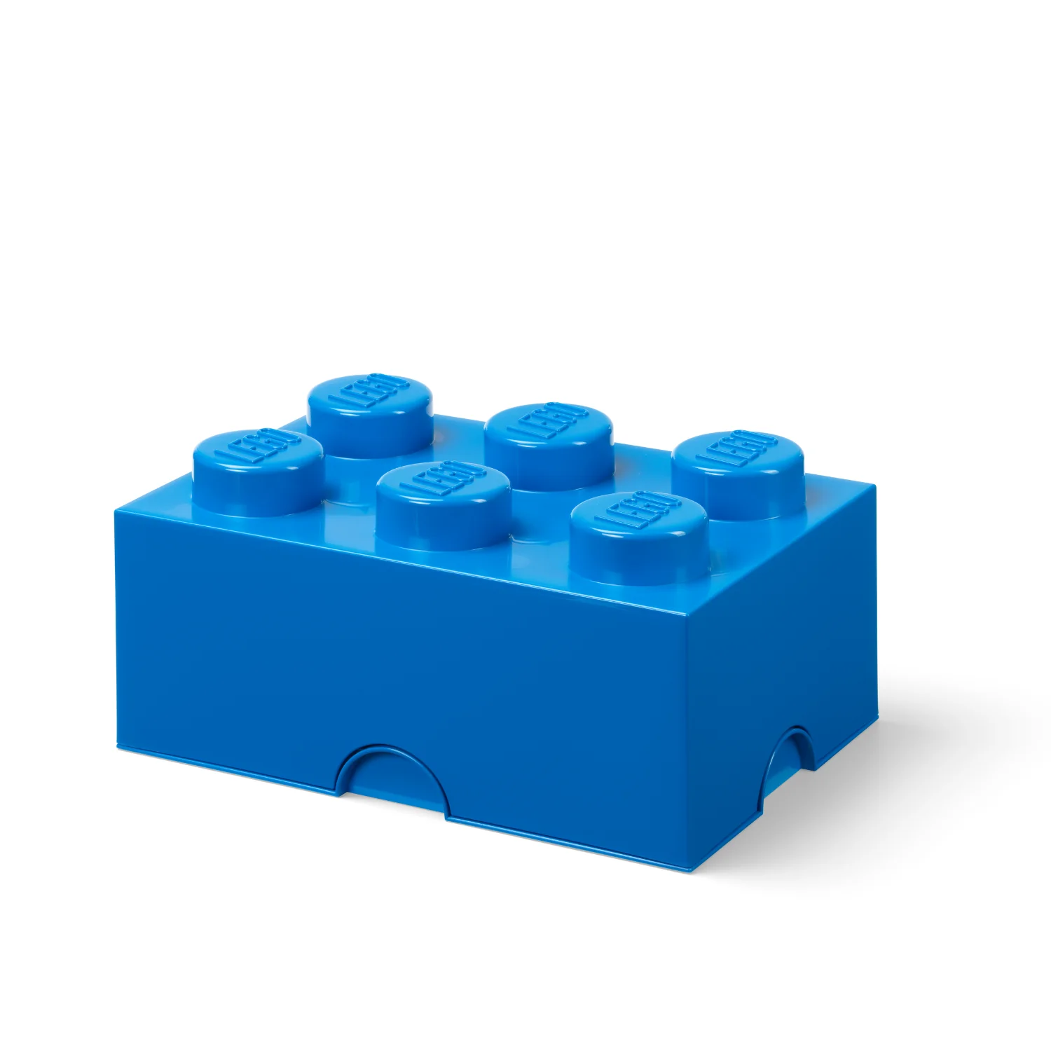 LEGO Storage Brick 6 - Blue - Image 3
