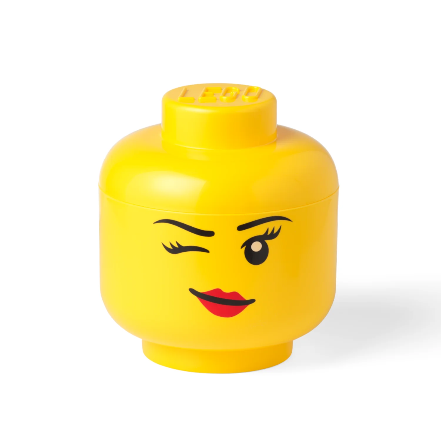 Lego Storage Head (Large) - Winking - Image 2