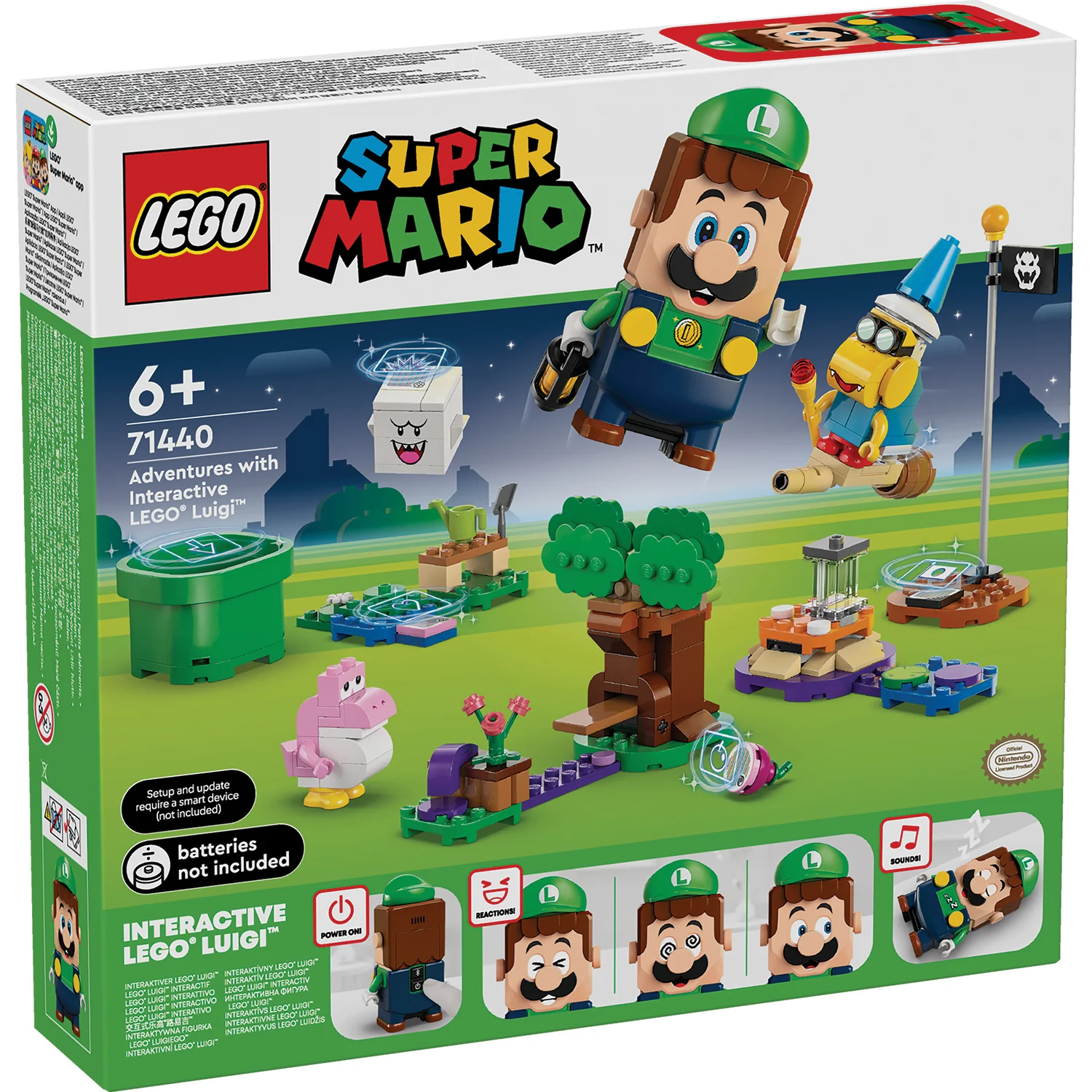 LEGOĀ® Super Mario⢠Adventures with Interactive LEGOĀ® Luigiā¢