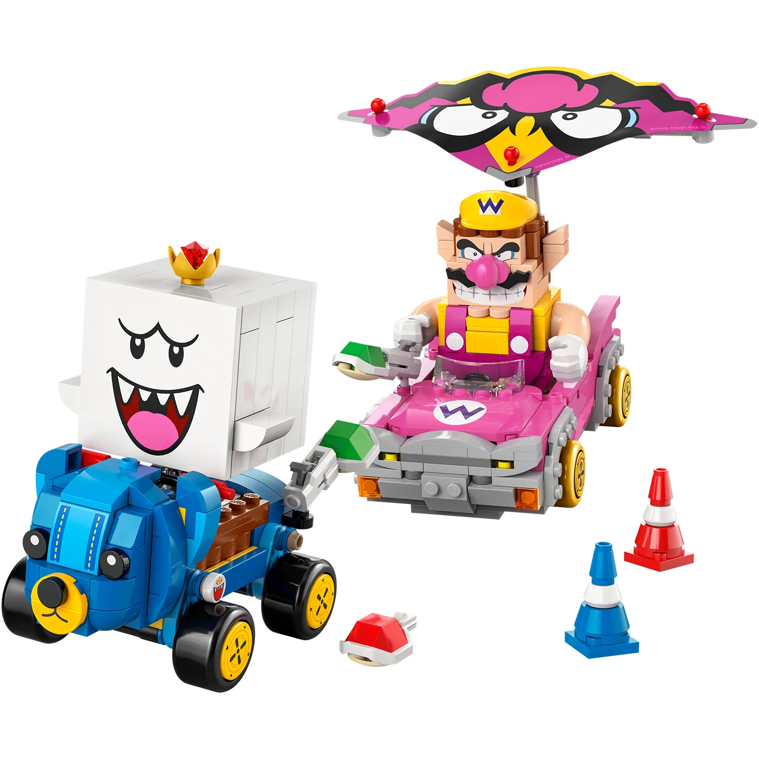 LEGO® Super Mario™ Mario Kart™ – Wario & King Boo - Image 2