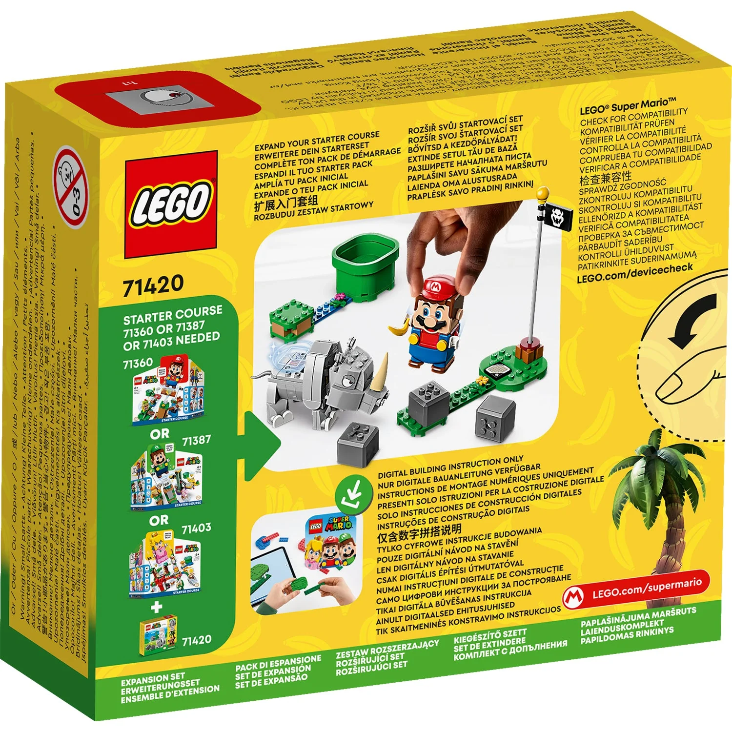 LEGO® Super Mario™ Rambi the Rhino Expansion Set - Image 10