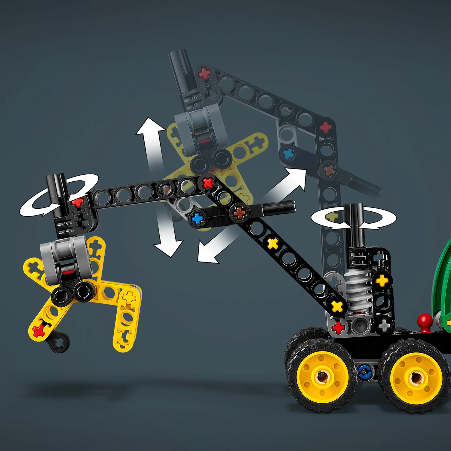 LEGO® Technic John Deere 1470H Wheeled Harvester - Image 6