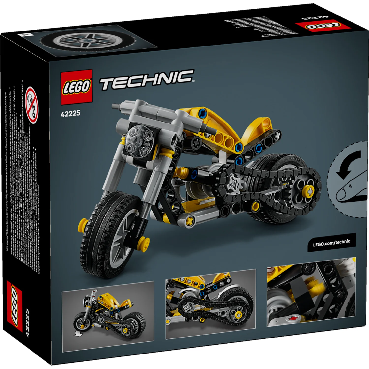 LEGO® Technic Yellow Motorbike - Image 10