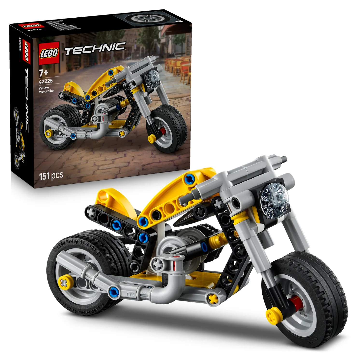 LEGO® Technic Yellow Motorbike - Image 9