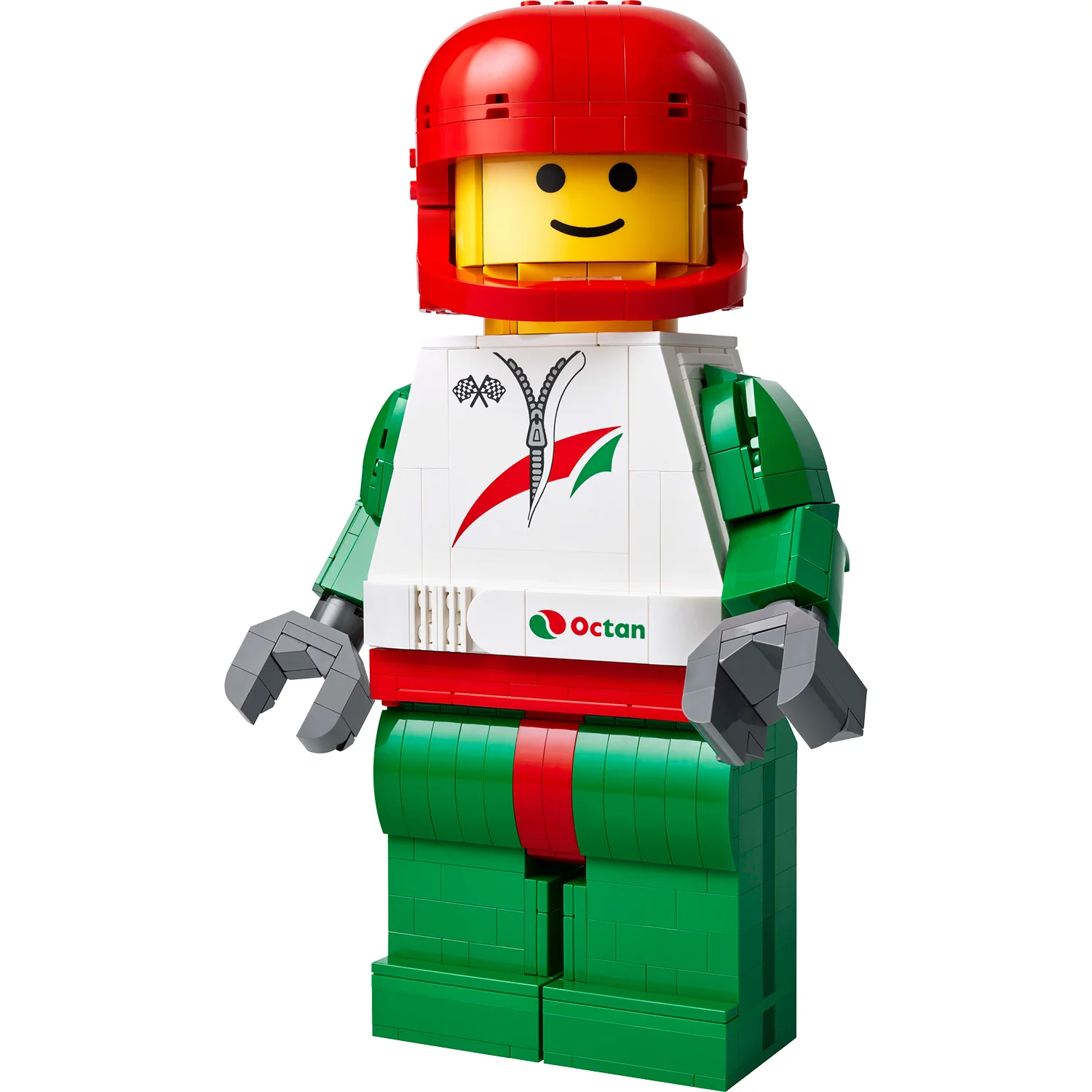 LEGOĀ® Up-Scaled Racing Driver Minifigure - Image 2