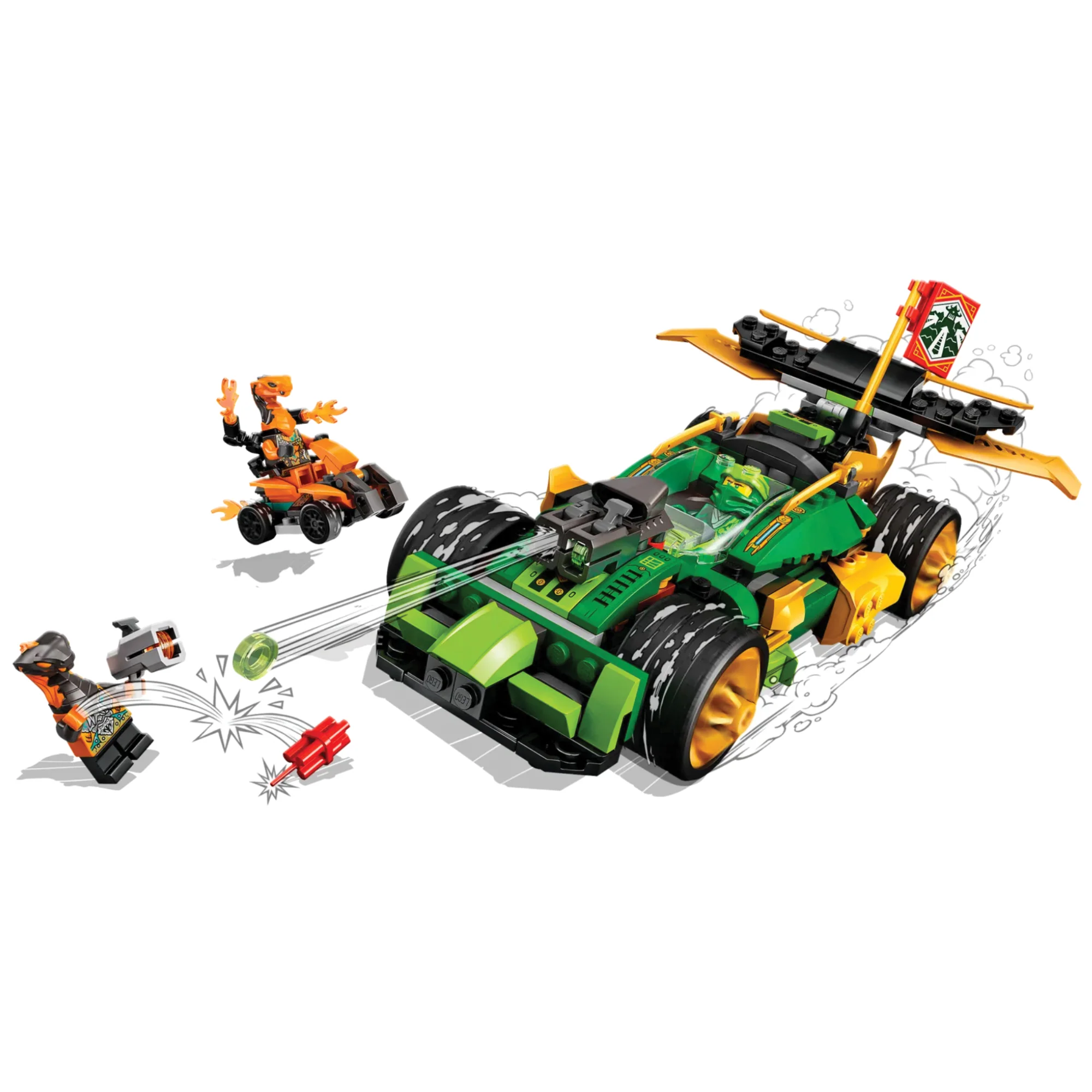 LEGO® NINJAGO® Lloyd’s Race Car EVO - Image 4