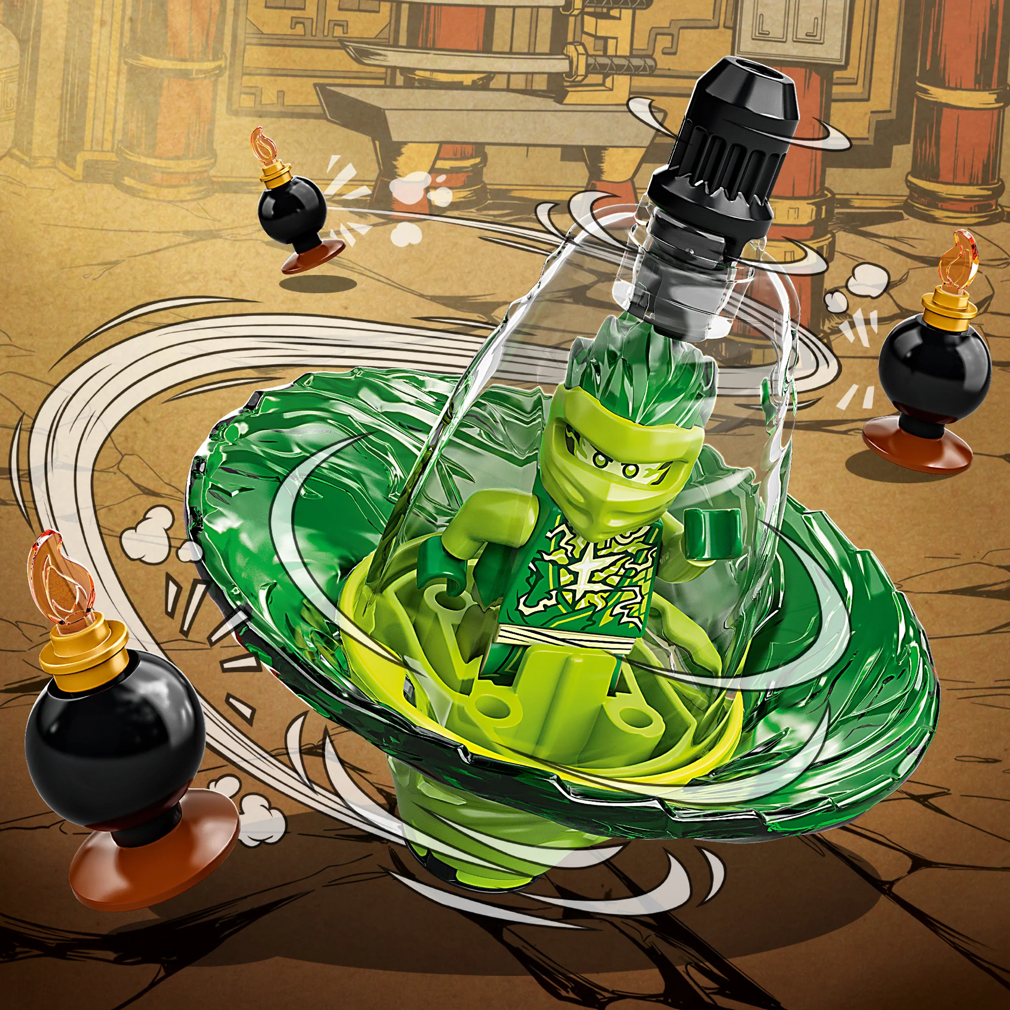 LEGO® NINJAGO® Lloyds Spinjitsu Ninja Training - Image 11