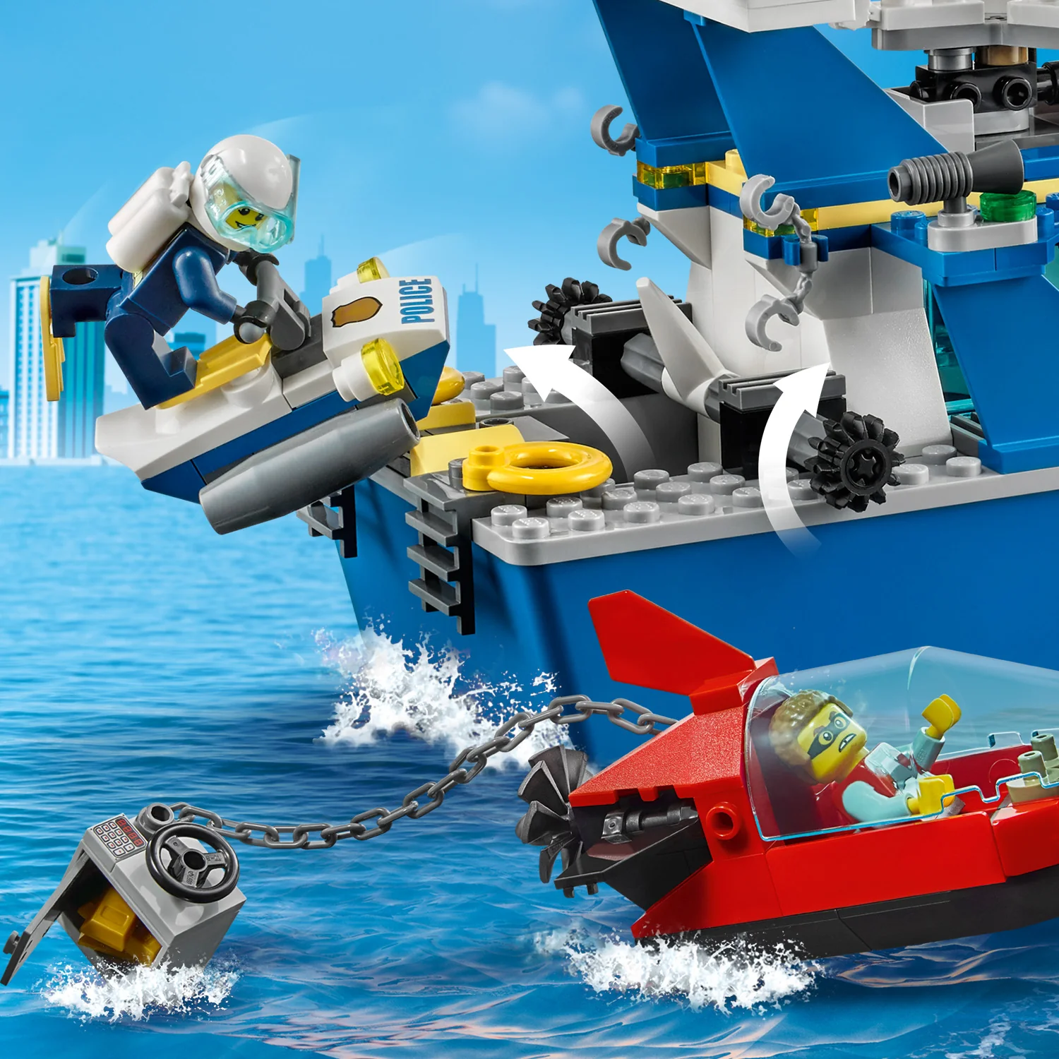 LEGO® City Police Patrol Boat - Image 10