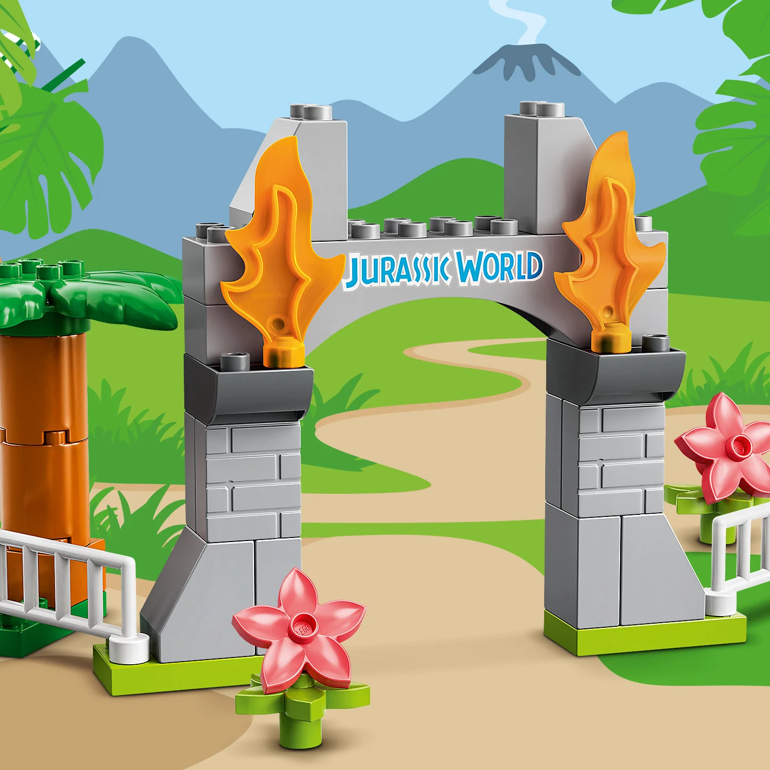 LEGO® DUPLO™ T. rex and Triceratops Dinosaur Breakout - Image 9