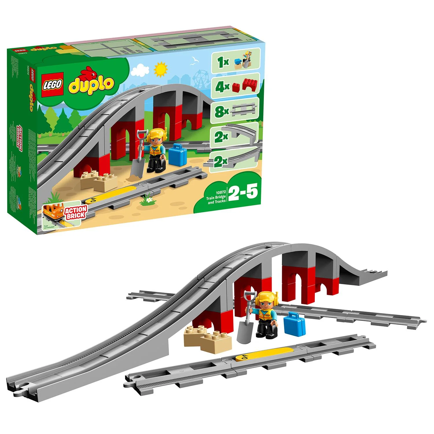 LEGO® DUPLO™ Train Bridge and Tracks - Image 3