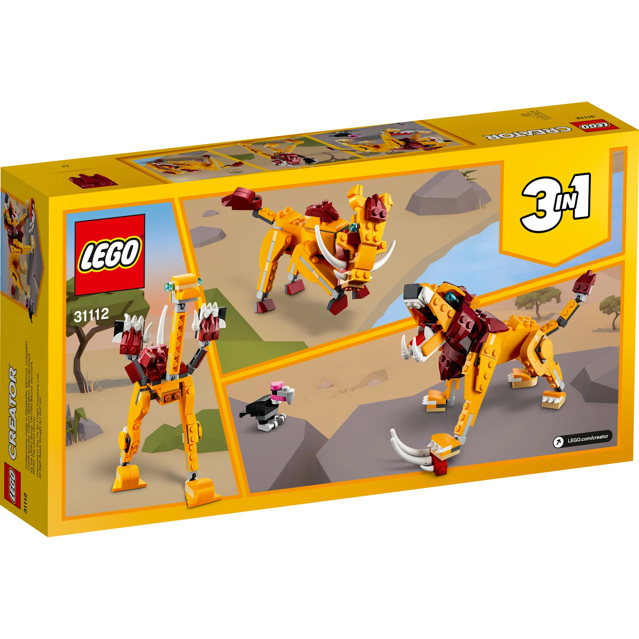 LEGO® Creator 3-in-1 Wild Lion - Image 10