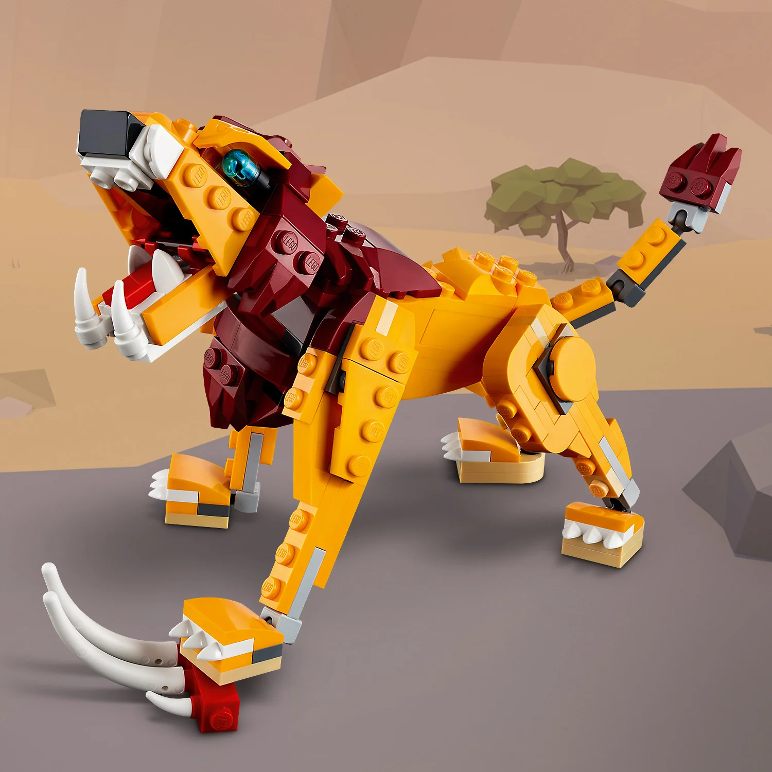 LEGO® Creator 3-in-1 Wild Lion - Image 6