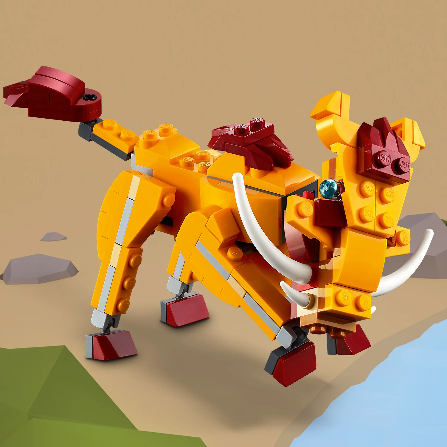 LEGO® Creator 3-in-1 Wild Lion - Image 8