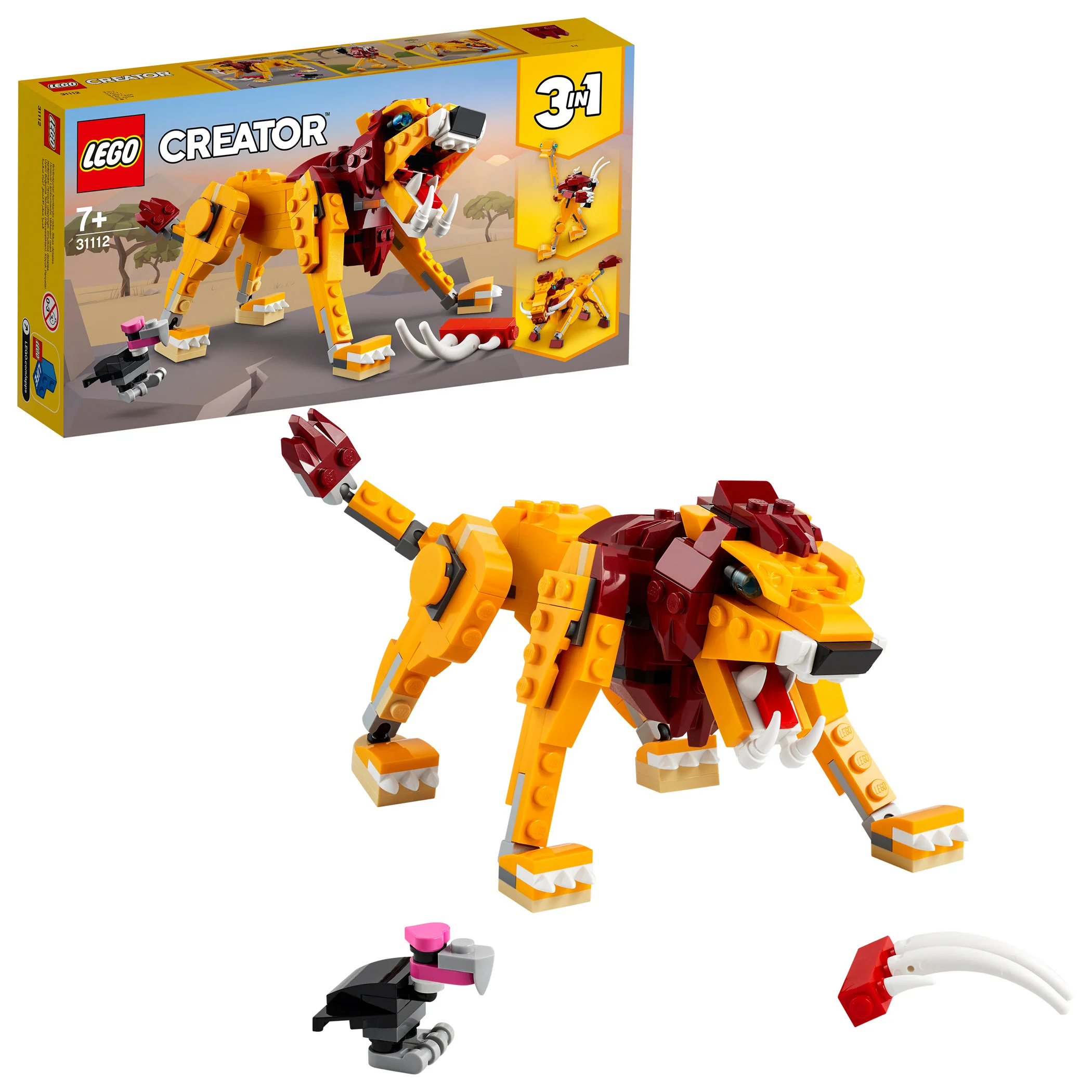 LEGO® Creator 3-in-1 Wild Lion - Image 9